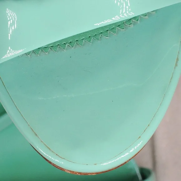 Giuseppe Zanotti Turquoise Patent Leather Arrow Stiletto Heels - Picture 7 of 16